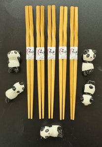 Chopstick Holders with Chopsticks