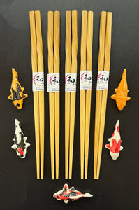 Chopstick Holders with Chopsticks