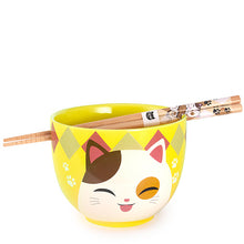 Load image into Gallery viewer, Bowl with chopsticks (CAT)
