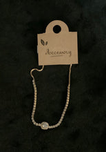 Load image into Gallery viewer, Bracelet Rhinestone adjustable with Charm
