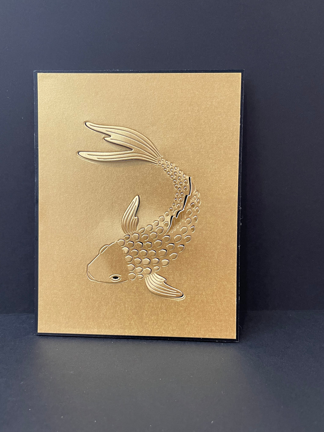 Gold Koi Card