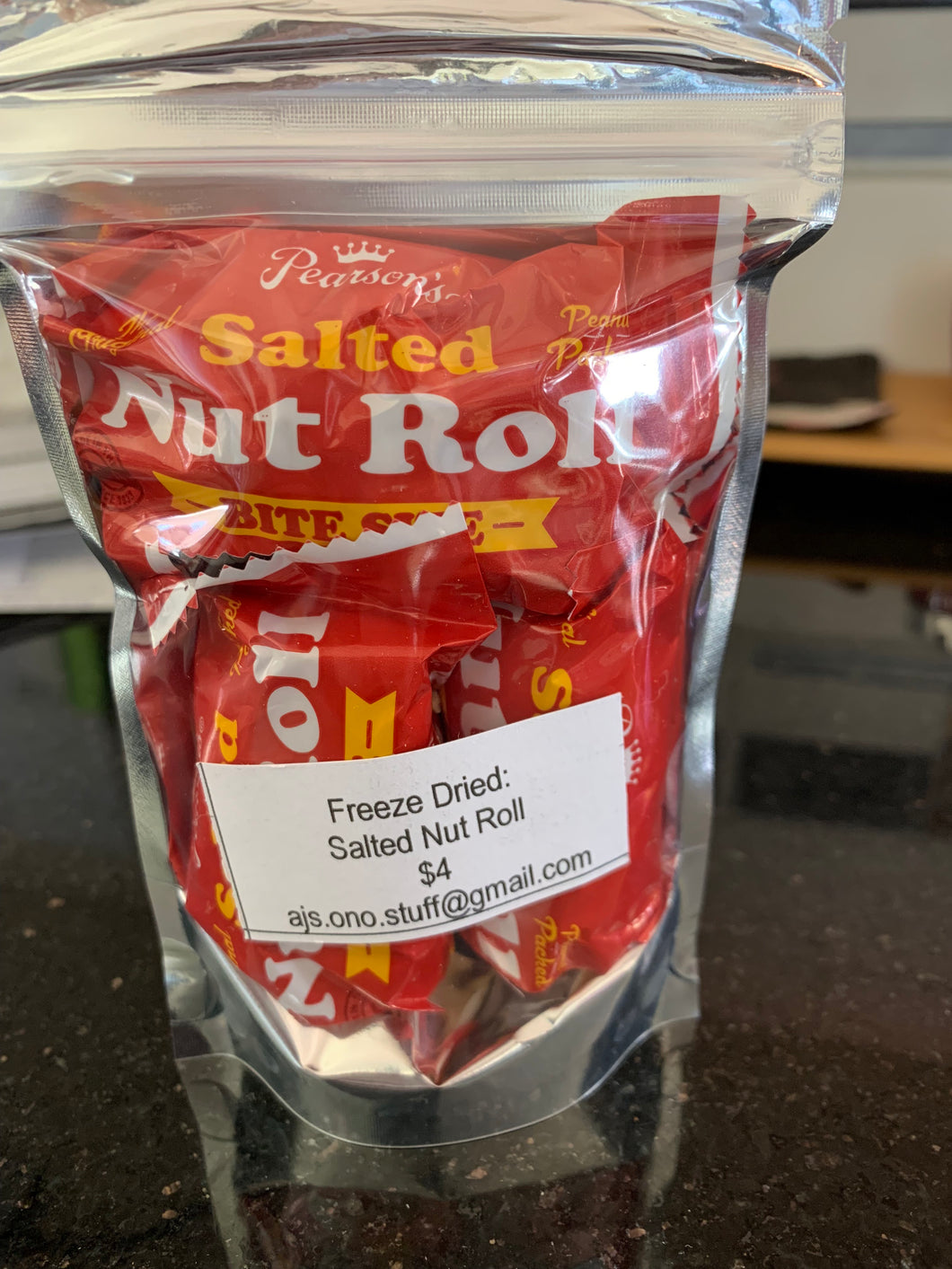 Salted Nut Roll (freeze dried)