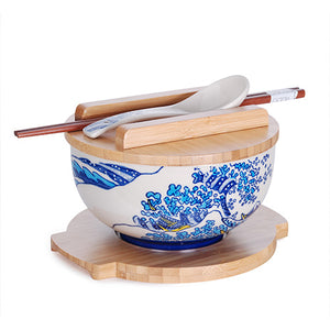Bowl with Lid and Trivet Set