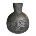 SAKE Bottle Daruma-Do BLK Bizen