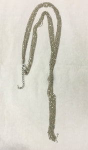 Necklace Twelve Strand Silver Necklace