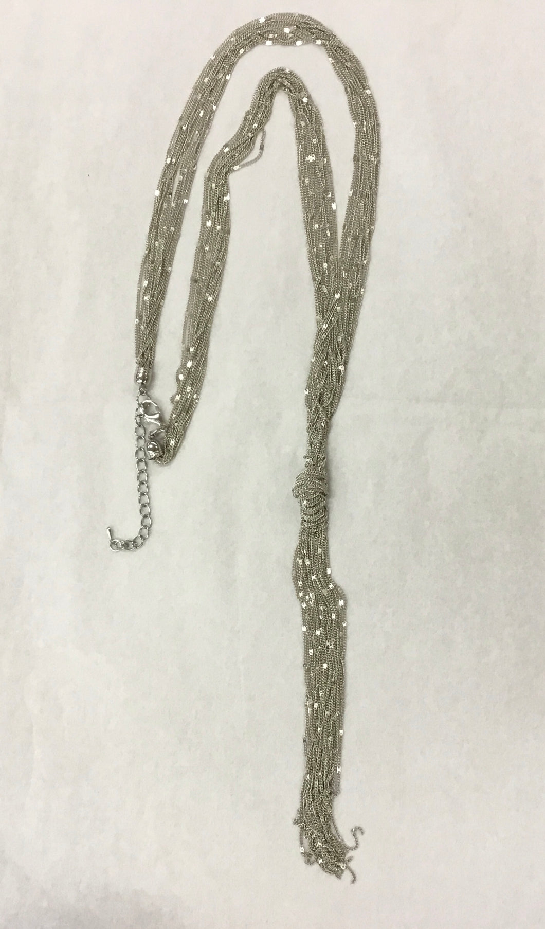 Necklace Twelve Strand Silver Necklace