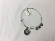 Load image into Gallery viewer, Bracelet Initial Bangle Silver
