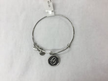 Load image into Gallery viewer, Bracelet Initial Bangle Silver
