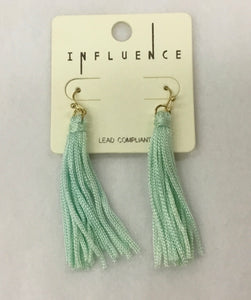 Earrings with tassels