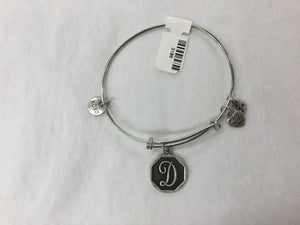 Bracelet Initial Bangle Silver