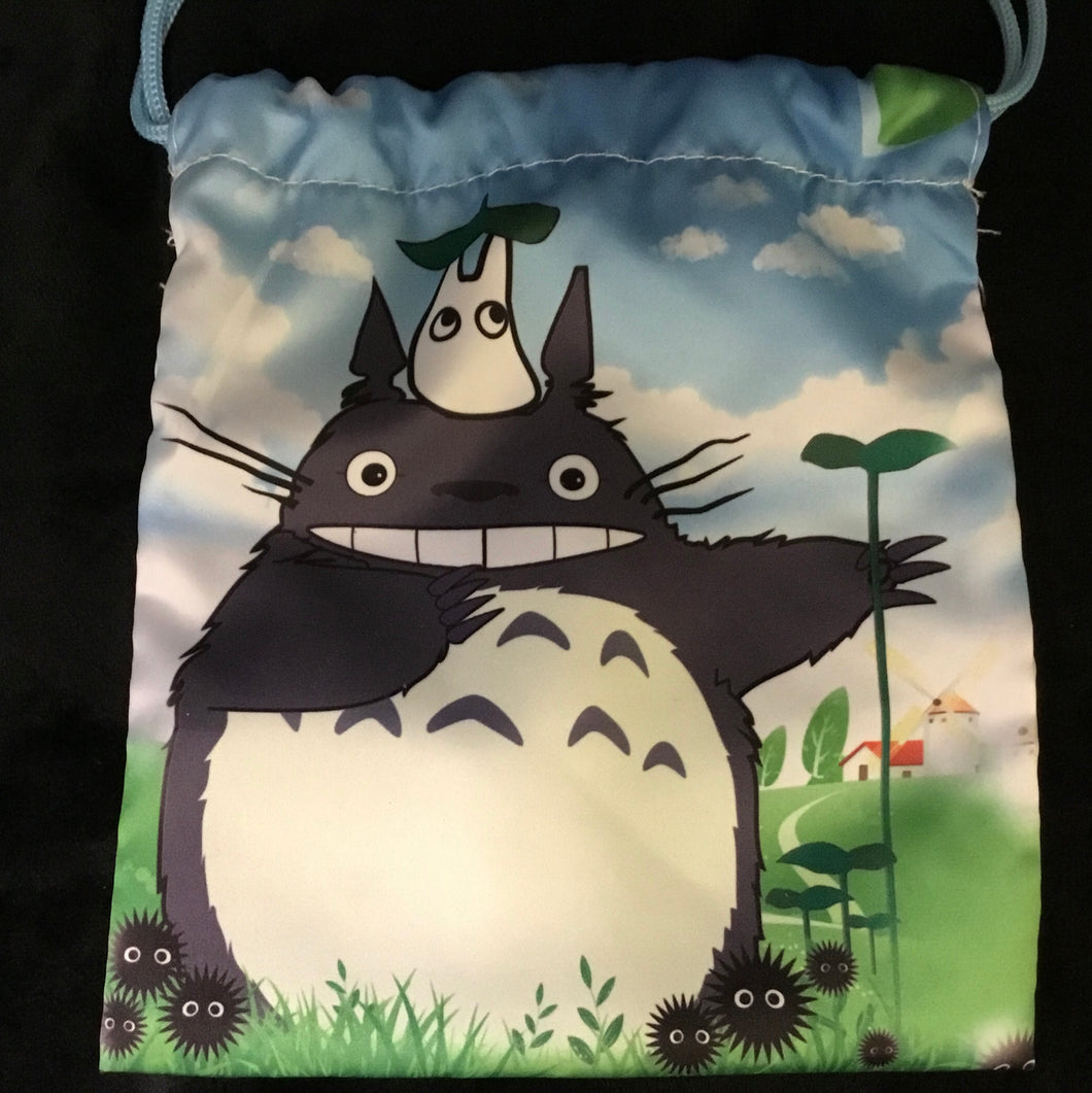 Totoro drawstring bag