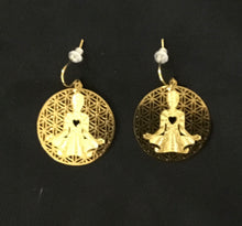 Load image into Gallery viewer, Earrings Meditating Buddha
