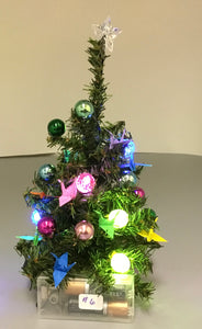 Christmas Tree Mini - Multi Colored Cranes
