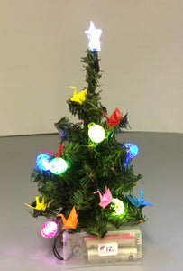 Christmas Tree Mini - Multi Colored Cranes