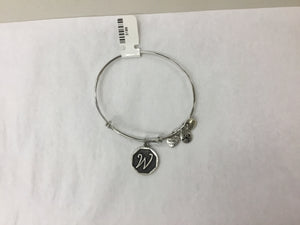 Bracelet Initial Bangle Silver