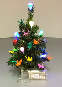 Christmas Tree Mini - Multi Colored Cranes