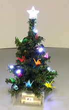 Load image into Gallery viewer, Christmas Tree Mini - Multi Colored Cranes
