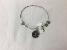 Load image into Gallery viewer, Bracelet Initial Bangle Silver
