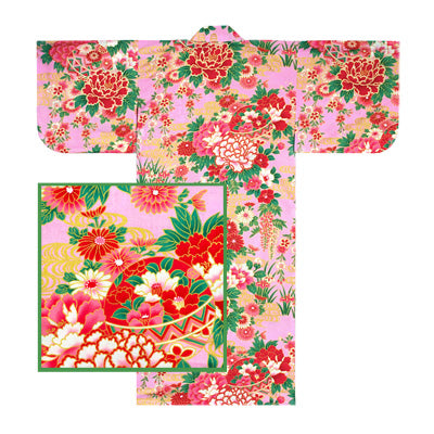 Yukata-Child Pink